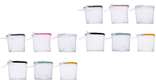 12 Stück Wäschenetz Für Waschmaschine, Wäschesack Mit Reißverschluss, Wäschebeutel Für Bh, Unterwäsche, Feinwäsche, Reise, Schmutzwäsche, Babykleidung, Faltbar Und Leicht