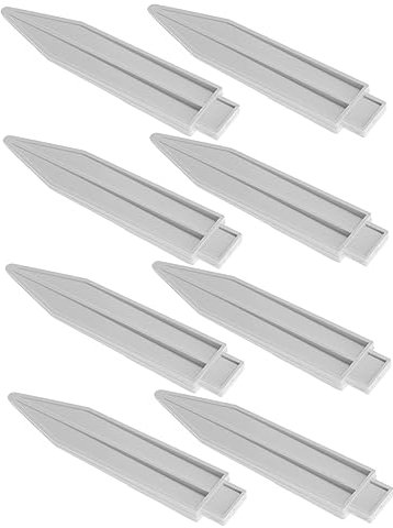 VANZACK Zaunpfähle Kunststoff-zaunteile Gartenzaunzubehör Hofzaunständerhalter für Zäune