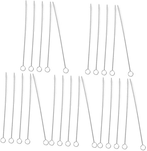 MAGICLULU 25 STK Reinigungsbürste für Brennschneidrohre Babyflaschenbürste elektrische Reinigungsbürste Wasserflasche Haarbürstenreiniger Reinigungswerkzeug Rohrbürste Nuckelflasche Stroh