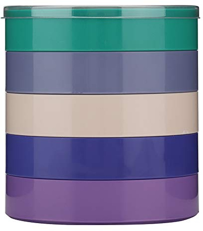 Conteneur de Pièces de Montre, 5 Couches, Boîte de Rangement Plastique