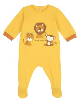 Chicco, Tutina Neonato e Neonata, in Morbido e Leggero Cotone, con Comoda Apertura a Patello, Ideale per Primavera e Autunno, Designed in Italy, Abbigliamento Neonato e Neonata 0-24 Mesi