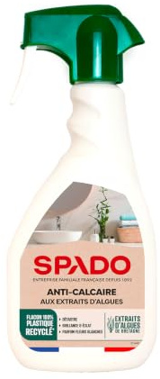 SPADO - Détartrant aux extraits d'algues - Biosourcées - Nettoie, détartre & désincruste - Stop odeurs - 500ML - Fabrication française