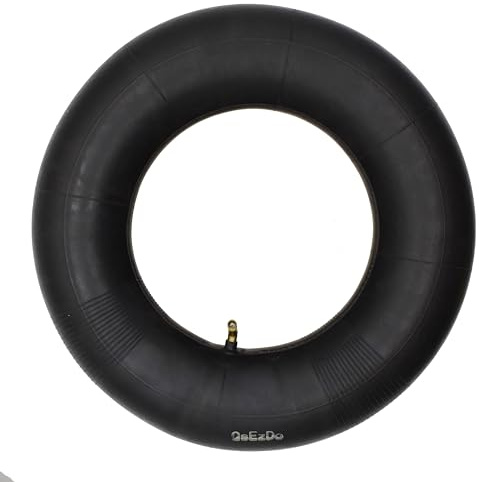 QsEzDo 4.00-8 Inner Tube, with Bent Valve Tyre (1 pack), work for Wheelbarrow Barrow Sack Truck Trolley Spare Wheel,and more