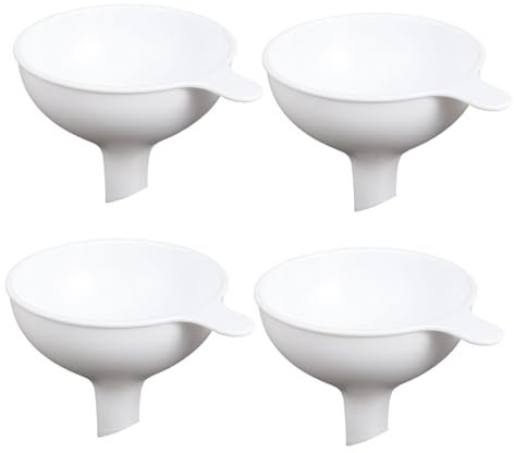 COLLBATH Embudos De Decantación Para Aceite Vino Salsa Vinagreras Plástico Resistente y Duradero