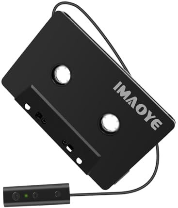LeeQinersw Adaptateur de Cassette Bluetooth Mains Libres Appelant Un Récepteur de Musique Pratique