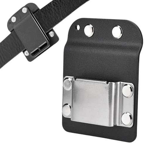 Tape Measure Holder, Tape Measure Belt Clip, Drill Holders, Tape Measure Holder Fits up to 2 Tool Belt, Tool Belt with Belt Clip for Measuring Tape, Cordless Drills Any Tape Holster with a Clip