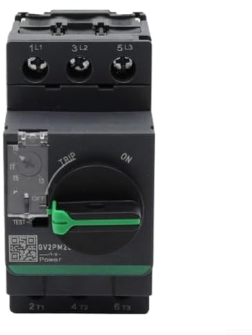 UTTASU Interruttore automatico di protezione del motore serie GV2PM - Protezione da sovraccarico e cortocircuito - Interruttore magnetico termico regolabile - per pannelli di controllo del motore