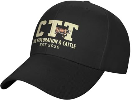 Melbrakin Oil Exploration and Cattle Trucker Hat Baseball Cap Unisex Black302
