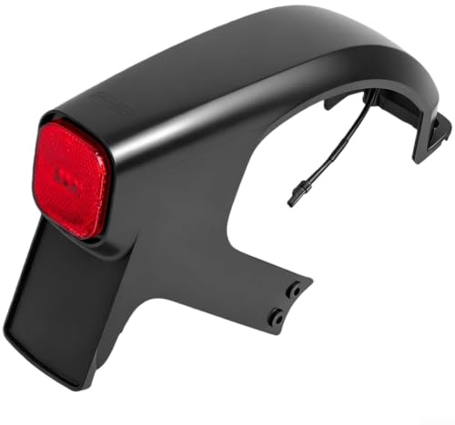 Garde-boue arrière compatible avec ninebot F3 et F3 Pro avec feu arrière intégré, garde-boue en plastique pour la protection contre les éclaboussures et les débris, partie noire pour une meilleure