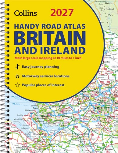 2027 Collins Handy Road Atlas Britain and Ireland: A5 Spiral (Collins Road Atlas)
