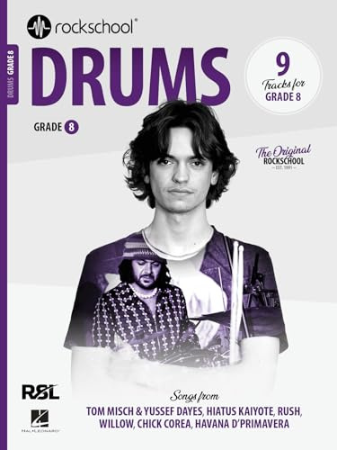 Rockschool Drums Grade 8 (2024). Include Audio-online