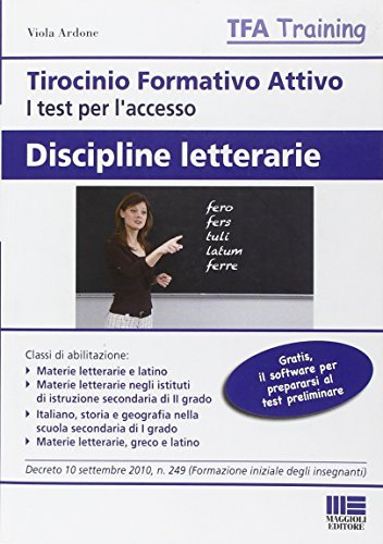 Tirocinio formativo attivo. Discipline letterarie