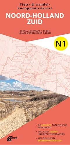 18 Noord-Holland, Amsterdam & Haarlem: 1:33333 (ANWB Fiets en wandelknooppuntenkaart)