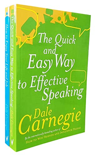 Dale Carnegie Collection 2 Books Set (How To Enjoy Your Life And Job, The Quick And Easy Way To Effective Speaking)
