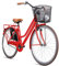 Bergsteiger Amsterdam 26 Zoll, 28 Zoll Damenfahrrad, ab 150 cm, Korb, Fahrrad-Licht, Damen-Citybike mit Rücktrittbremse, Hollandrad im Retro-Design