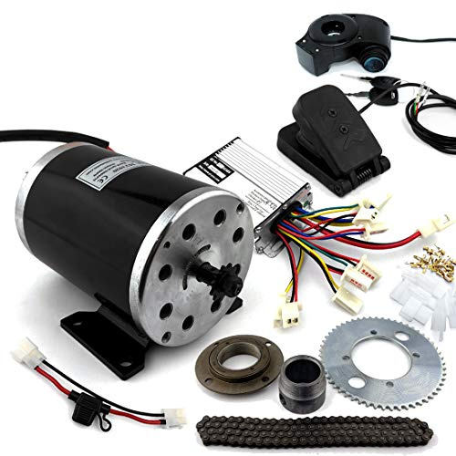 1000w motorrad - kit mit 25h kettenantrieb speed - roller ersatz kart conversion kit (48V pedal kit)