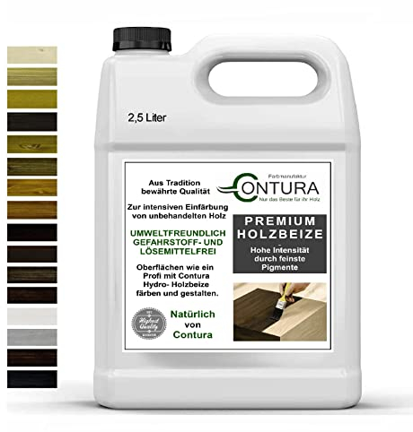 Holzbeize 2,5 Liter Tischler Beize Holz Farbe Wasserbeize Antik Möbel Holzfarbe Wasserbasis. (Alterungsbeize)