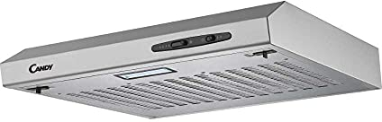 Candy CFT610/5X/P Dunstabzugshaube/Unterbauhaube/Unterbau/Breite 60cm / Schieberegler Bedienung/Edelstahl