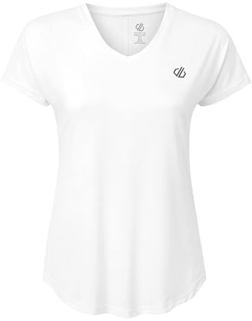 Dare 2b Womens Vigilant Lightweight T-Shirt Activewear | Sweat Wick Antibacterial Fabric for Quick Dry and Comfortability | Reflective Detailing for Safety - Ideal for Yoga, Fitness, Gym, Workingout