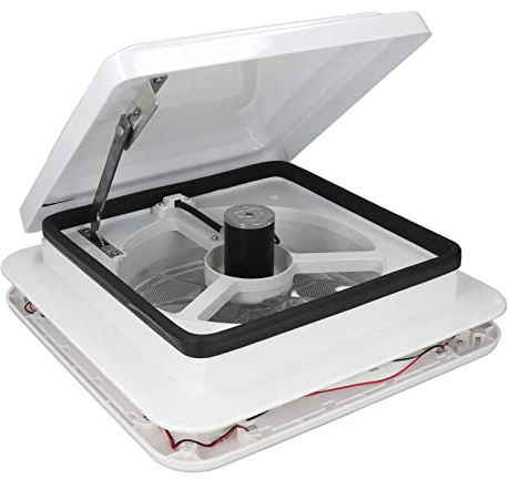 Ventilatore Tetto per, Ventilatore Tetto per 12V 3.6W Ventilatore Reversibile Exhuast Ventilatore Soffitto per Ventilazione Dell'Aria per con Luce per Rimorchio