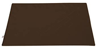 BARRY & LUCY® Hundematte aus Kunstleder – Wasserabweisende & Pflegeleichte Hundedecke für Auto Zuhause oder Hundebox – In vielen Größen erhältlich (55x75 Braun)
