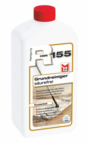 Moeller Stone Care - HMK R155 Grundreiniger -säurefrei - 0,25 Liter - Für Natur- und Kunststein - Natursteinreiniger, Grundreinigung, Bauschmutzentfernung