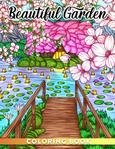 Beautiful Garden Coloring Book: Relax and Recharge with Tranquil Succulent Garden Designs