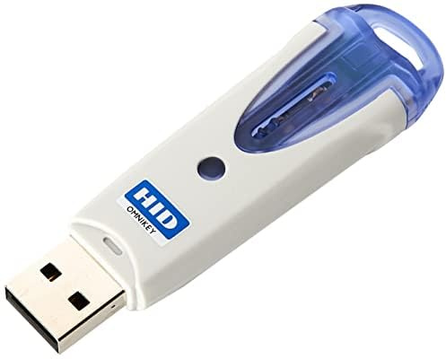 Omnikey 6121 Lecteur USB pour carte à puce double interface connecté au PC