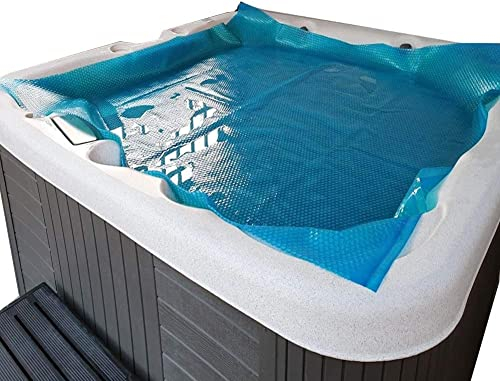 Pool Solarfolie Poolabdeckung Hochleistungs-Solar-Poolabdeckung, 400 µm rechteckige Blasen-Wärmeisolationsfolie, schwimmende Heizplane, for aufblasbare Pools, oberirdische Pools (Size : 4m x 8m(13ftx