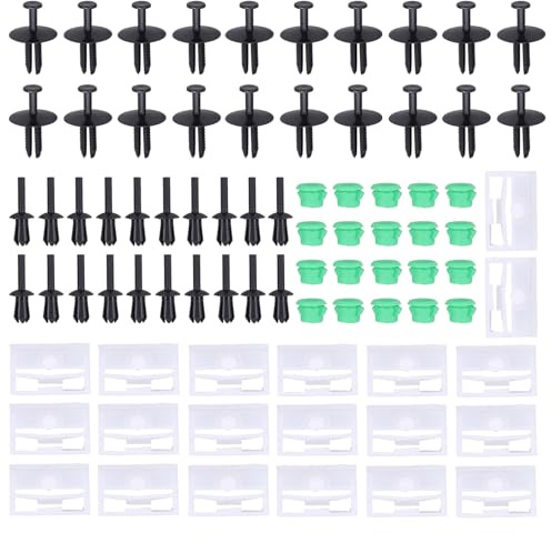 Seitenschweller Befestigung Clips Zierleisten Befestigungsclips Seitenleisten Verkleidung Reparatursatz Schutzleiste Spreiznieten Türleiste für 3er E36 Cabrio E36 Coupe E46 Compact E46 Touring 3er E90