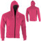 Vaster Moto Chaqueta de Motociclista con Capucha de Polar para Mujer con Armadura para Mujer Chaqueta de Motociclista Hecha con Kevlar extraíble (3XL, Rosa)
