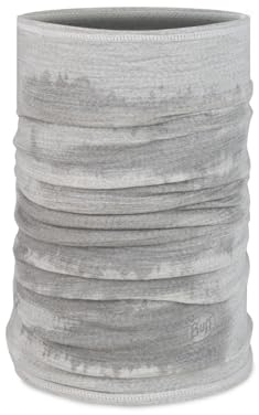Buff Merino lätta tryck herr dam vuxen, multifunktionell halsduk 100% merinoull, vandring, utomhus, hållbar, lätt, tunn, en storlek, vit