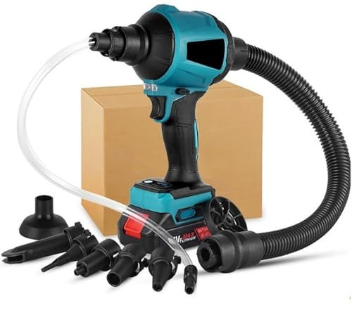 Aspirapolvere per foglie, 40000 giri/min, senza fili, senza spazzole, per una facile pulizia e gonfiaggio, strumento di pulizia tutto in uno per piscine e letti gonfiabili, potente e portatile