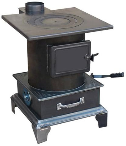XLSJK Estufa Camping, Mini Estufa de Leña para Interiores, Estufas de Leña para Calefacción del Hogar, para Interiores, Exteriores, Cocina y Calefacción