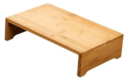 Sharplace Tabouret Bas en Bois, Tabouret escabeau Portable, Polyvalent, Peu encombrant, élégant, Petit Repose-Pieds Ottoman pour la Maison, Le Salon, Le Bureau, Bois