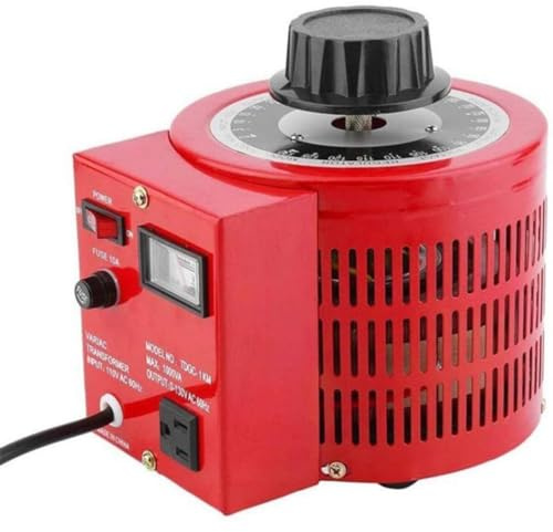 HTDRE Transformador Variable, regulador de Voltaje CA, convertidor de 500 VA a 3000 VA, Bobina de Cobre integrada para Fuente de alimentación (2 kVA)