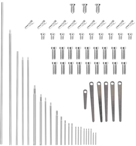 Suoumwa OBOE Reparaturwerkzeugset 71 Stangenstangenschrauben Wartungsteile Oboe Ersatzteile Holzblasseinstrumente Zubehör