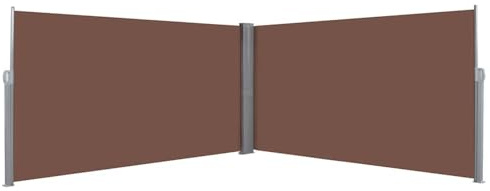 Gecheer Tenda da Sole Laterale Retrattile,Tenda da sole laterale avvolgibile automatica in poliestere resistente 160x600 cm,ombra e privacy per giardino terrazza balcone