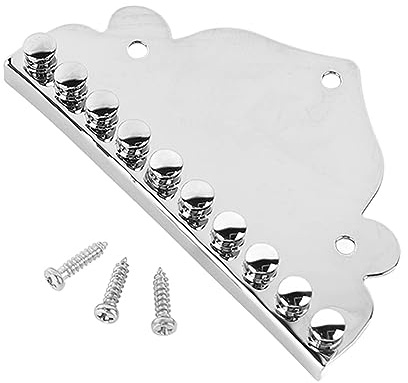 Cordal de mandolina de 10 cuerdas |Reemplazo de metal cromado para tono/escenario/grabación mejorados |Fácil instalación con tornillos