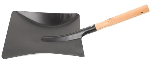 OSALADI Pala Pequeña de Hierro Ligera Mango de Madera para Jardinería Portátil y Excavación en Exteriores Compacta y Práctica para Uso Doméstico