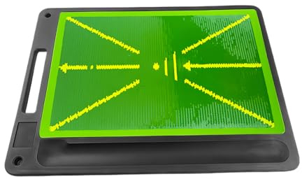 Golf Hitting Mat - Swing Path Detection Putting Mat | Golf Swing Mat with Integrated Ball Holder | Indoor Outdoor Garden Garage Home Driving Range Training Aid Accessories