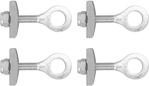 Beaupretty Tendeur de Chaîne Vélo Réglable 4 Pièces en Métal Haute Résistance pour BMX et Pignon Fixe, Outil de Tension Précis pour Réparation et Entretien, Accessoire Indispensable