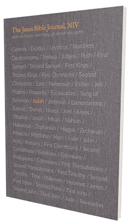 The Jesus Bible Journal, Isaiah, Niv, Paperback, Comfort Print