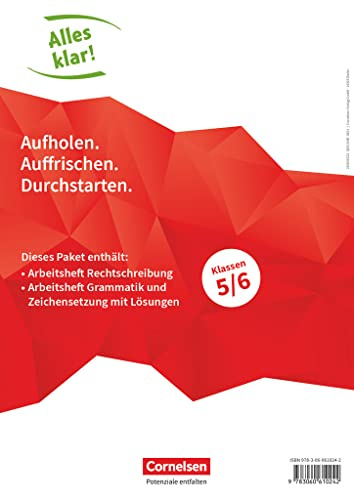 Alles klar! - Deutsch - Sekundarstufe I - 5./6. Schuljahr: Rechtschreibung / Grammatik und Zeichensetzung - Arbeitshefte im Paket