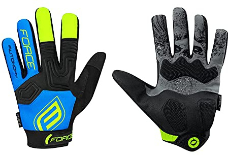 New Force guanti MTB autonomia MTB strada variabile colore, blau-tourquise