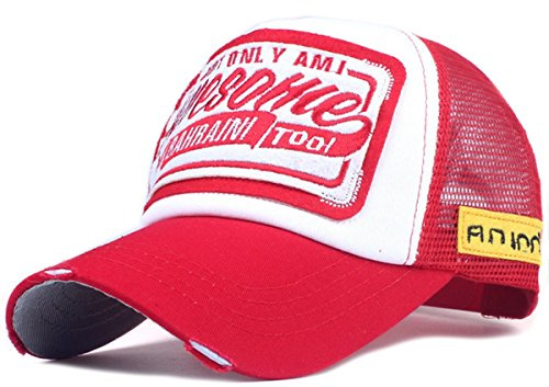 Trucker Mesh Baseballcap Awesome Distressed Snapback Vintage Used Look Retro Sommer Oldschool Kappe Mütze Cap Schirmmütze Basecap
