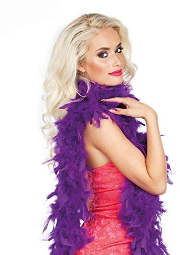 PARTY DISCOUNT® Federboa lila, ca. 180 cm lang