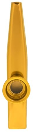 Bnineteenteam Metal Kazoo Flötenmund für Kinder Kazoo mit 4 Farben zur Auswahl(Gold) Blasinstrument Musikinstrument