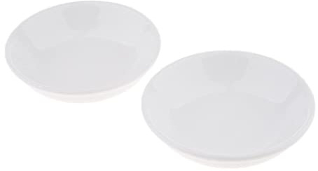 Hellery 2Pcs Ceramic Oil Warmer Dish Burner Holder Cup Diffuser Replacement Parts for Electric Fragrance Diffuser