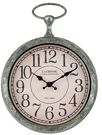 La Crosse Technology Wall Clock - 12.5-inch x 9-inch x 2.1-inch - 404-3828